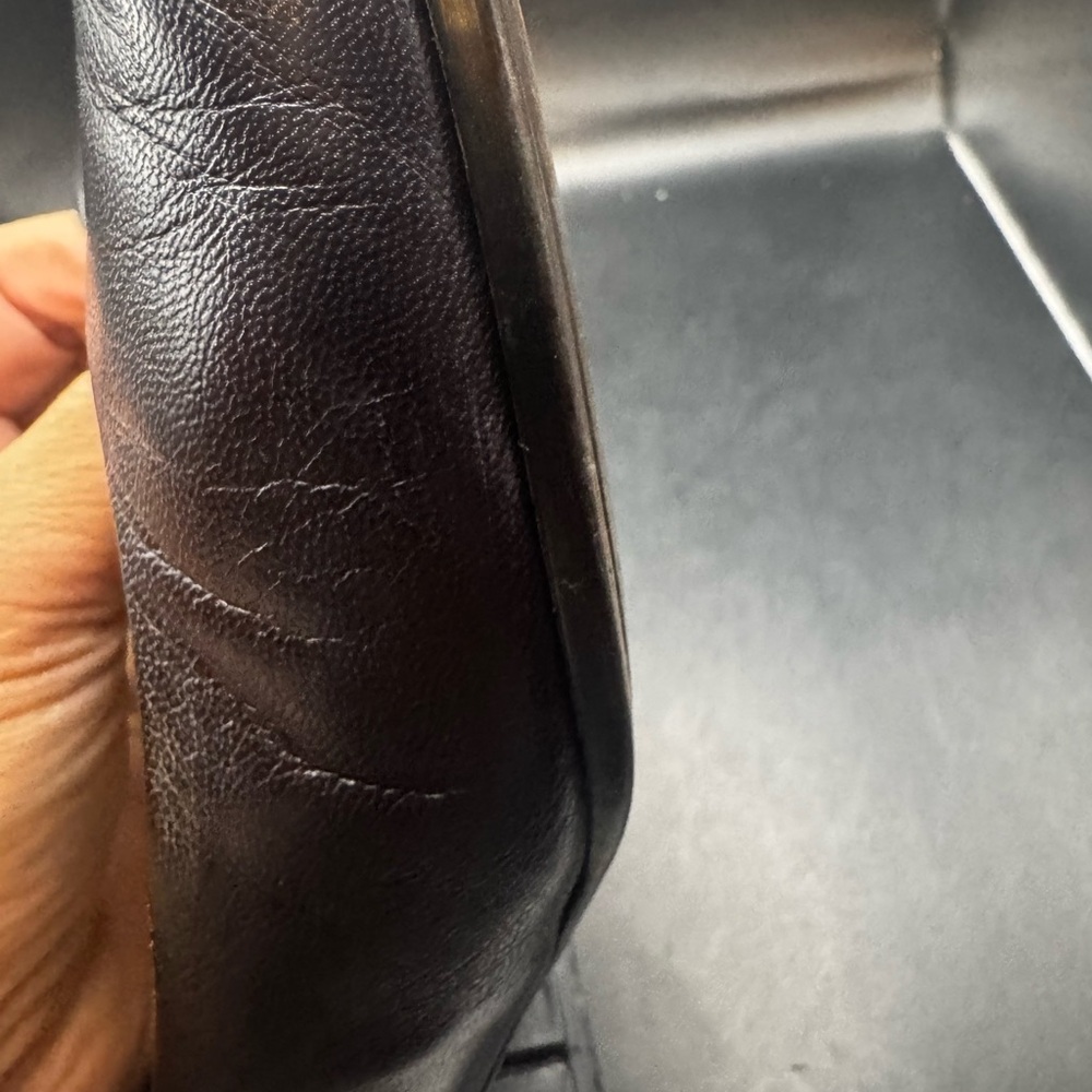 EASY SPIRIT VINTAGE Leather Black Women’s Pumps, Size 11 With Block Heel EUC - Picture 6 of 14